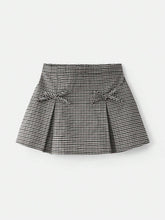 Maija Young Girls Casual Plaid Mini Skirt